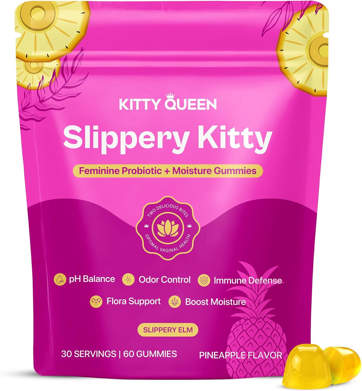 Feminine Probiotic & Moisture Gummies | pH Balance & Flora Support