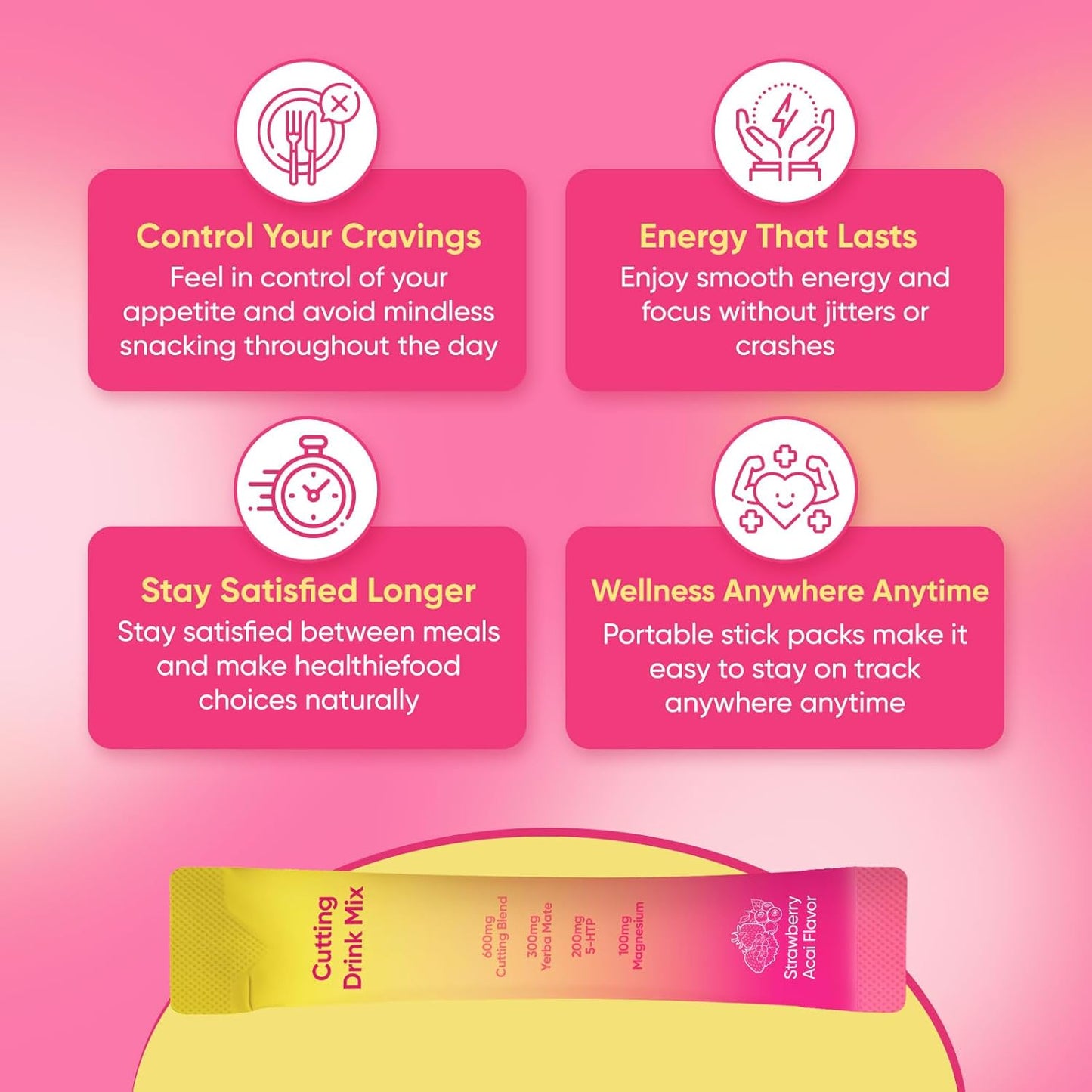 Berberine Yerba Mate Drink Mix – Weight Loss, Metabolism & Energy Support 30 Servings