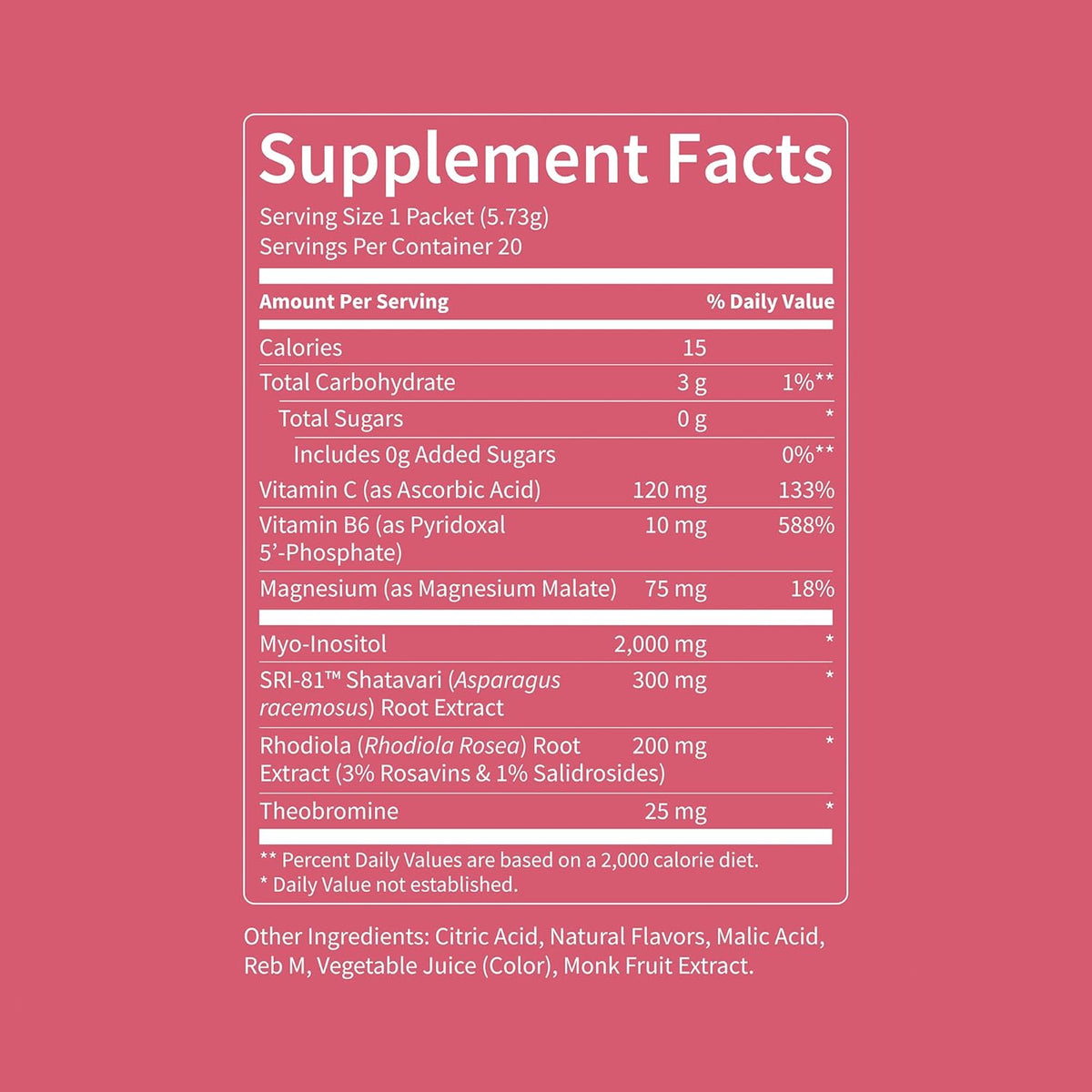 Women's Hormone Balance Drink Mix – PMS, Mood Swings & Energy Support 20 Servings