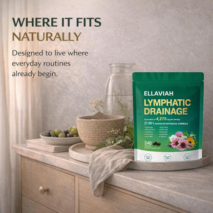 Lymphatic Drainage Softgels | 21-in-1 Botanical Herbal Blend
