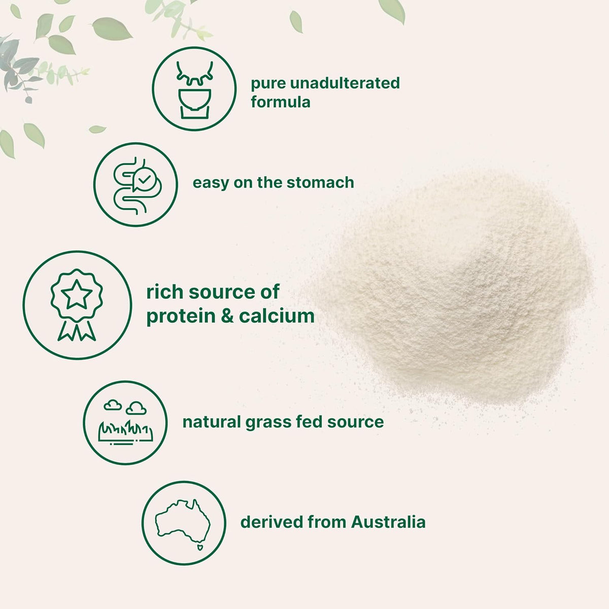 Grass-Fed Goat Milk Powder | Pure Australian Source | 1 Lb