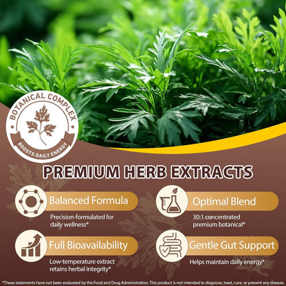 Wormwood Black Walnut Clove Complex | 18-in-1 Gut Cleanse Formula