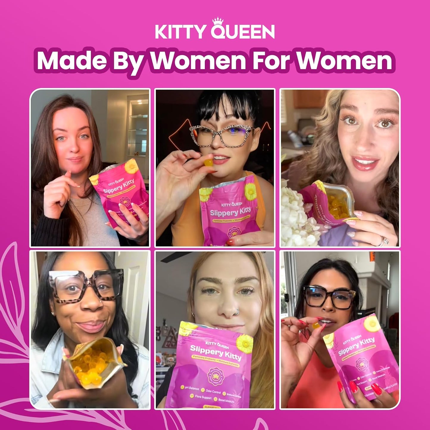 Feminine Probiotic & Moisture Gummies | pH Balance & Flora Support