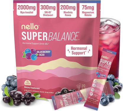 Women's Hormone Balance Drink Mix – PMS, Mood Swings & Energy Support 20 Servings