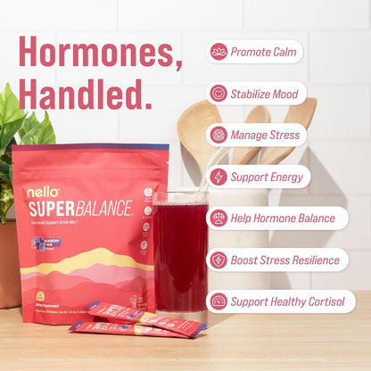 Women's Hormone Balance Drink Mix – PMS, Mood Swings & Energy Support 20 Servings