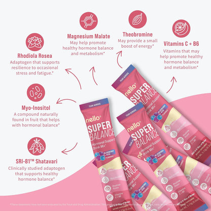 Women's Hormone Balance Drink Mix – PMS, Mood Swings & Energy Support 20 Servings