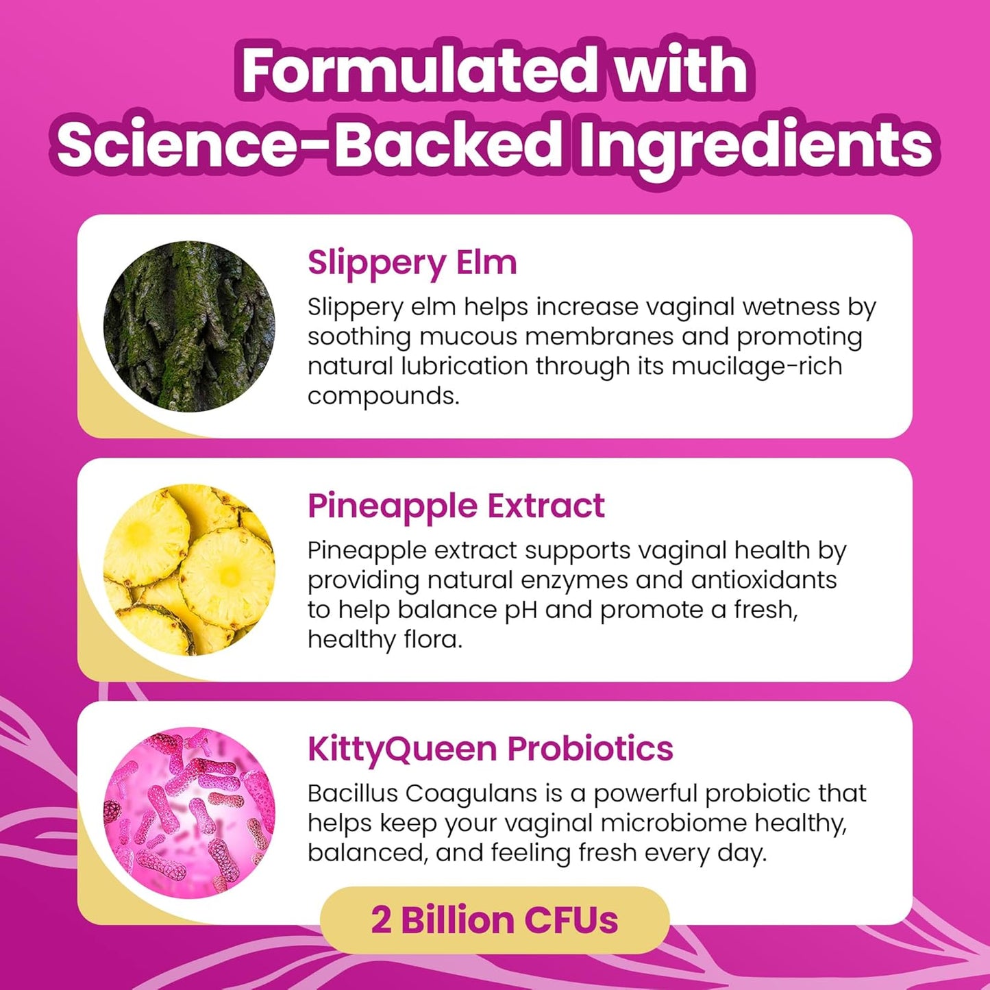 Feminine Probiotic & Moisture Gummies | pH Balance & Flora Support