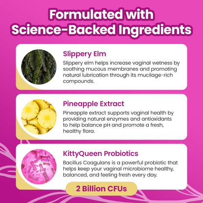 Feminine Probiotic & Moisture Gummies | pH Balance & Flora Support