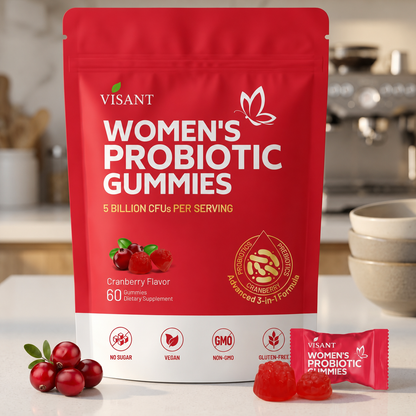 Women's Probiotic Gummies – Daily Gut & Digestive Health Support 60 Count