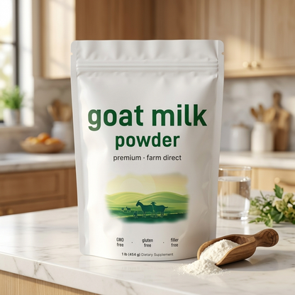 Grass-Fed Goat Milk Powder - Pure Australian Source 1 Lb