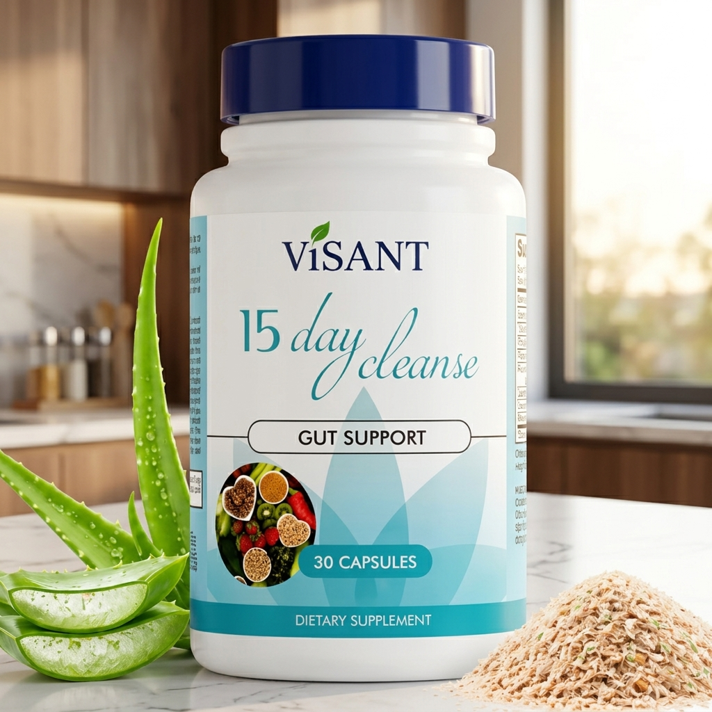 15 Day Gut Cleanse Capsules – Digestive Detox, Bloating Relief & Colon Support