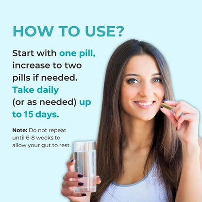 15 Day Gut Cleanse Capsules – Digestive Detox, Bloating Relief & Colon Support