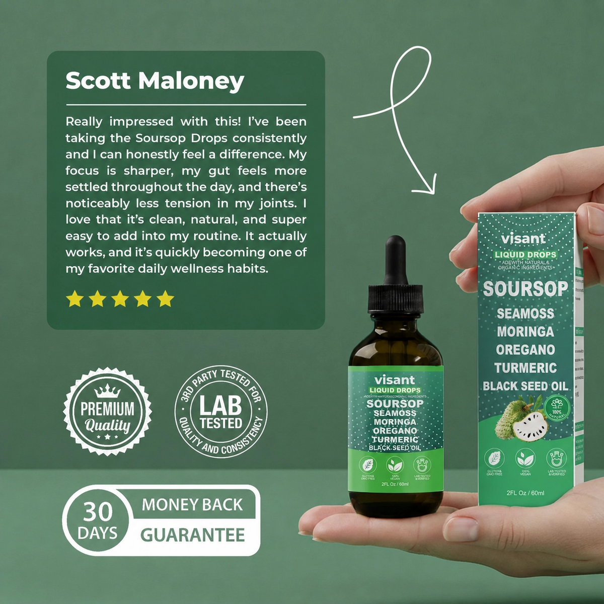 Soursop Natural Drops