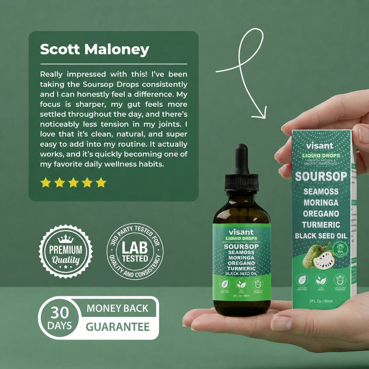 Soursop Natural Drops